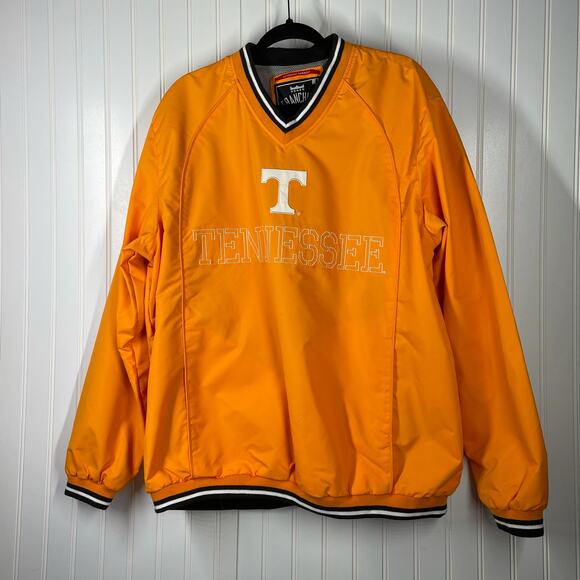 Franchise Club Men's Yellow Long Sleeve V-Neck Pullover Windbreaker Size Large - Picture 1 of 7